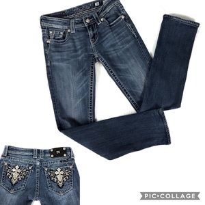 MISS ME Straight Leg Jeans 26”